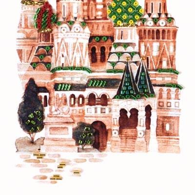 [BF002]MIYUKI ビーズデコールキット 世界遺産「聖ワシリー大聖堂」[RPT] |  | 02