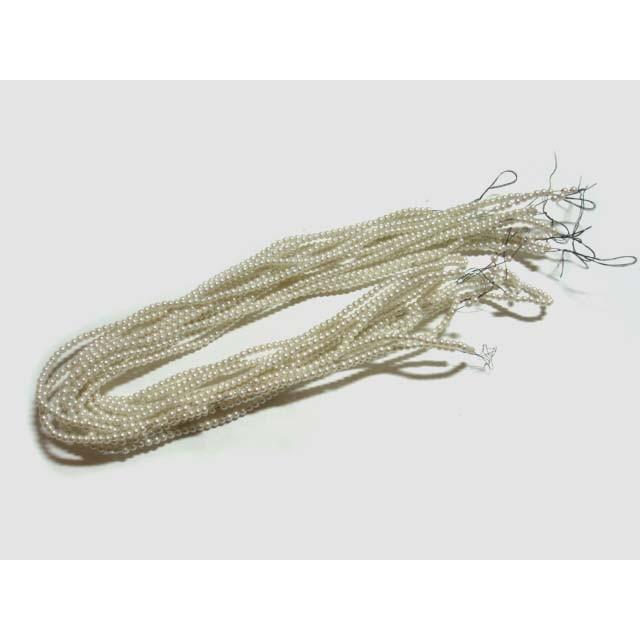 [BD002]MIYUKIカラーパールビーズ（業務用） グレー（K255） 4mm 約187粒（75cm分）[RPT] |  | 01