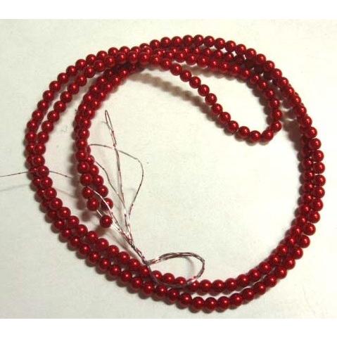 [BD002]MIYUKIカラーパールビーズ（業務用） ピンク（K258） 3mm 約250粒（75cm分）[RPT] |  | 02