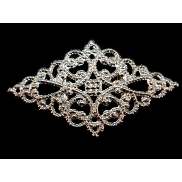 [FC004]すかし帯留め金具（ひし形）〜オリジナル和装小物〜[RPT] | 