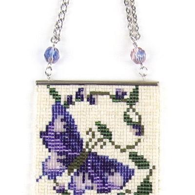 BE002]MIYUKI ビーズステッチ・ビーズ織りで作るタペストリー