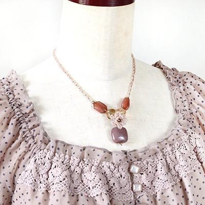 [BF003]MIYUKIビーズキット　microで作るネックレスキット　コッラーナ・ノスタルジコ BFK-415[RPT] |  | 01