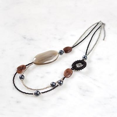 [BF003]MIYUKIビーズキット　microで作るネックレスキット　コッラーナ・ノチェルキオ  BFK-416[RPT] | 