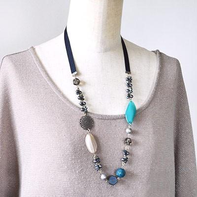 [BF003]MIYUKIビーズキット　microで作るネックレスキット　コッラーナ・リトゥミコ  BFK-418[RPT] |  | 01