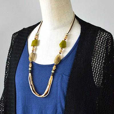 [BF003]MIYUKIビーズキット　microで作るネックレスキット　コッラーナ・ナトゥーラ  BFK-419[RPT] |  | 01