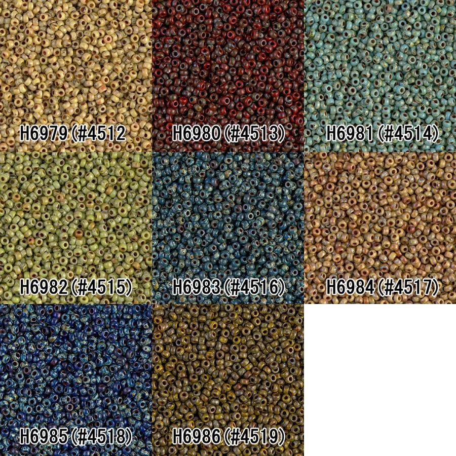 [BB006]MIYUKI ピカソ【丸小】約7g(約770粒)【ミユキ／ピカソコーティンクビーズ】[RPT] | 