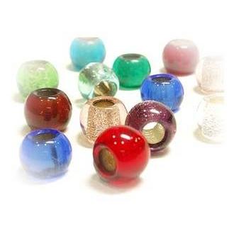 [CA001]チェコビーズ（BL021） ミラービーズ 4ケ（全9色） 5mm穴[RPT] | 