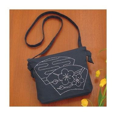 [VD001]オリムパス 刺し子キットSK-288 ポシェット 梅と霞つなぎ[RPT] | 