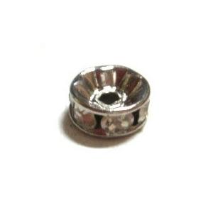 EA001]スワロフスキー 平ロンデル 10mm 1ヶ クリスタル（ゴールド 