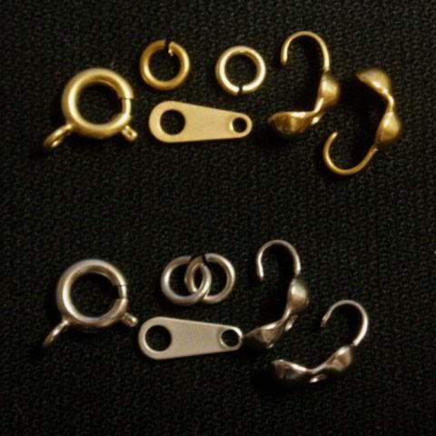 [AF002]TOHO α500 クラスプセット 引き輪・板カン・ダルマチップ2ケ・丸カン2ケ[RPT] | 