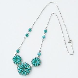 [AD002]TOHOビーズキット ナディア　ターコイズネックレス[RPT] | 