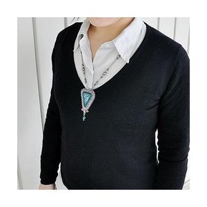 [AD008]TOHOビーズキット フレーミングアクセサリー No.3 ネックレス ブルー[RPT] |  | 01