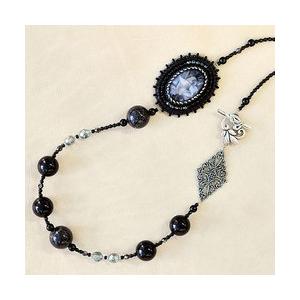 [AD008]TOHOビーズキット フレーミングアクセサリー No.5 ネックレス ブラック[RPT] | 