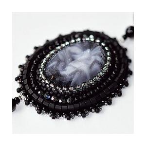 [AD008]TOHOビーズキット フレーミングアクセサリー No.5 ネックレス ブラック[RPT] |  | 02