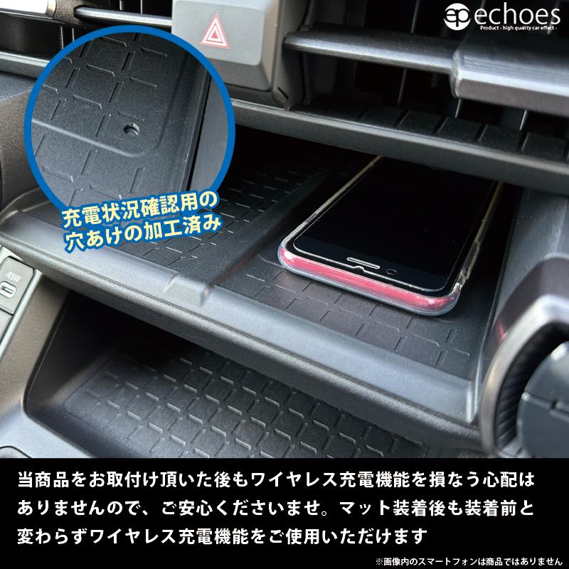 4-in-1 ワイヤレス充電マット 新型RAV4 60系 ワイヤレス充電トレイ用マット 1PCS ゴムマット