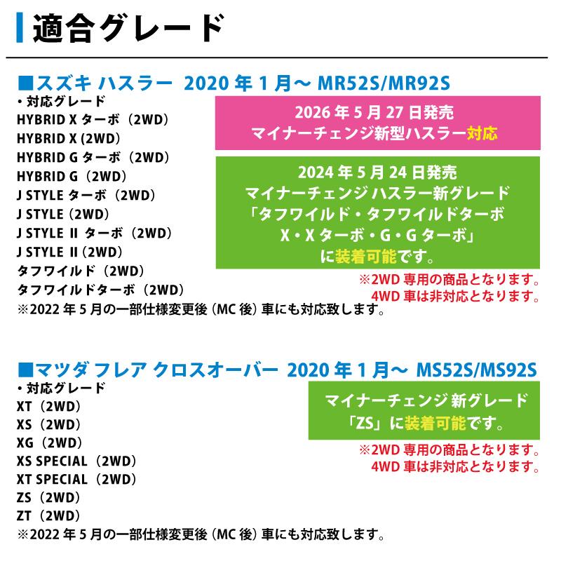 お得セット】ハスラー フレアクロスオーバー 2WD専用 シフトベース周り