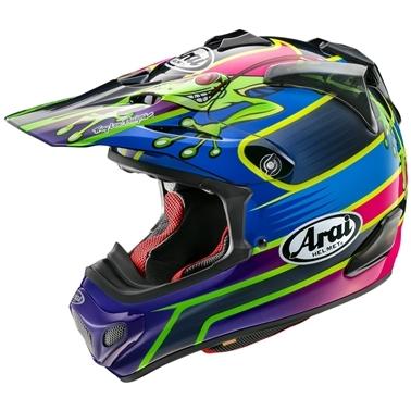 【美品/最安値】アライ Vクロス4 Arai VCross 4 楽天市場】ヘルメット アライ V-CROSS4 BATTLE(バトル)パープル
