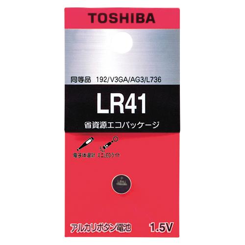 TOSHIBA 東芝 LR41EC アルカリボタン電池 | 