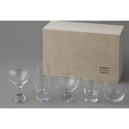 木本硝子 《日本製》酒グラスセレクション 5点セット 盃 杯 日本酒