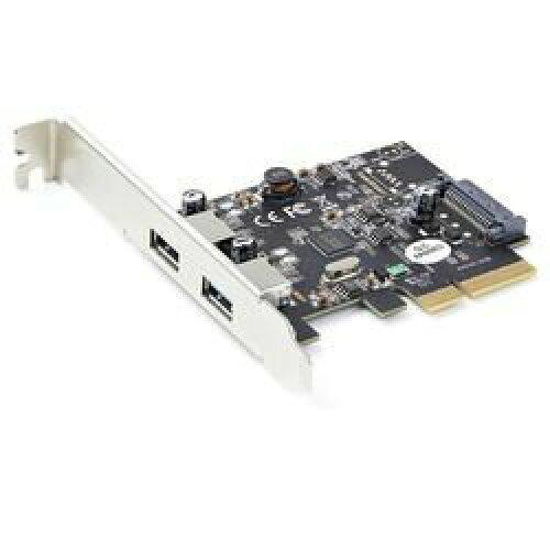StarTech.com 2ポートUSB-A増設PCI Expressインターフェースカード/各ポートで10Gbpsに対応/USB 3.1 Gen 2(USB 3.2 Ge... | 