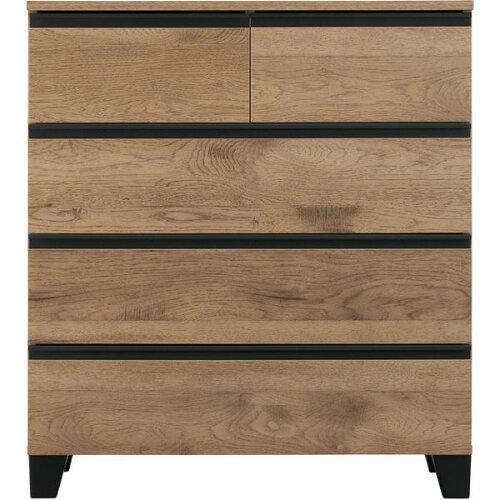 アイリスオーヤマ チェスト 木製 タンス ワイド 棚 収納 ウッド  