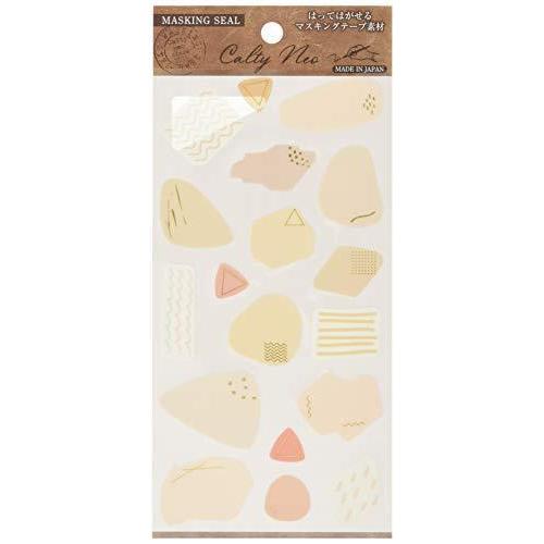 カミイソ産商(Kamiiso) Calty Neo 和紙マスキングシール Plain pink (J-207) 入数:50