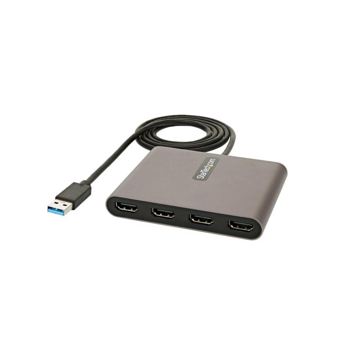 StarTech.com USB 3.0接続クアッドHDMIディスプレイ変換アダプタ/USB - HDMI 4出力コンバータ/1080p 60Hz/USB Type-A... | 