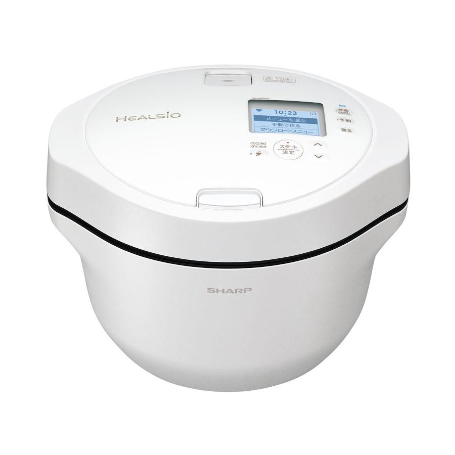 ゆ*ん様 ◆新品、未使用 SHARP 電気圧力鍋 KN-HW24H-W SHARP シャープ KNHW24HW KN-HW24H-W 水なし自動調理鍋 2.4L HEALSIO
