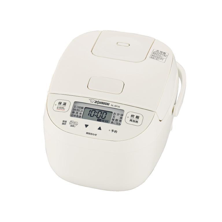 ZOJIRUSHI 象印 NLBF05 マイコン炊飯ジャー 極め炊き ソフトホワイト