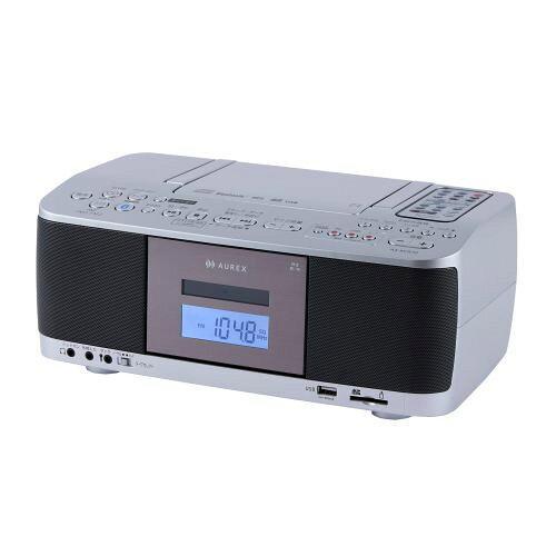 TOSHIBA 東芝 東芝 AX-KCR70(S) CDラジカセ 声くっきり機能搭載 Bluetooth録音対応 シルバー((S)) | 