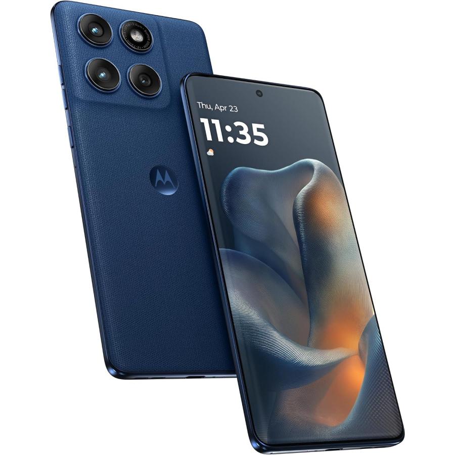 美品　Motorola edge 60 128GB ジブラルタルシーネイビー MOTOROLA モトローラ スマホ edge 60 ジブラルタルシーネイビー SIM