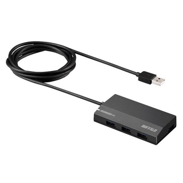 バッファロー USB3.0 スタンダード 受賞店 品質検査済 4ポートセルフパワー BSH4A120U3BK