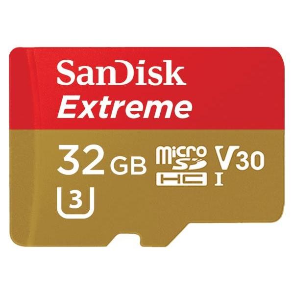 サンディスク エクストリーム microSDHC UHS-I 32GB(SDSQXAF-032G-JN3MD)｜ecj