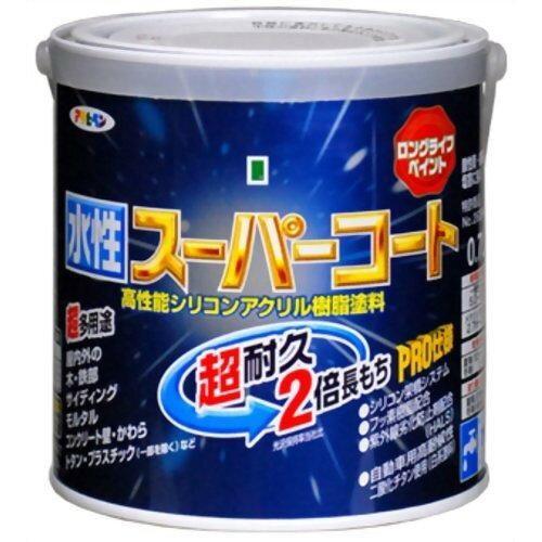 アサヒペン 水性スーパーコート1.6L赤さび 入数:6
