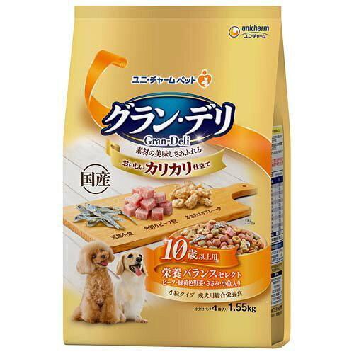 ユニ・チャーム グラン・デリ カリカリ仕立て 10歳以上用 栄養バランスセレクト 1.55kg (-) | 