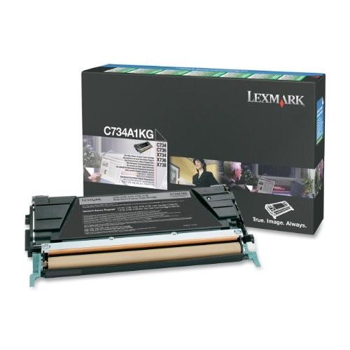 LEXMARK　レックスマークレーザープリンタ　リターンプログラムトナーカートリッジ・ブラック(8000枚)　C734A1KG