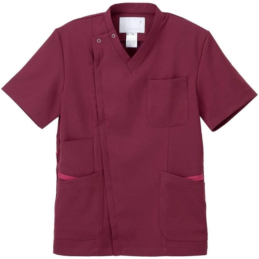 ナガイレーベン 男子スクラブ バーガンディ　BL ML1132 1枚