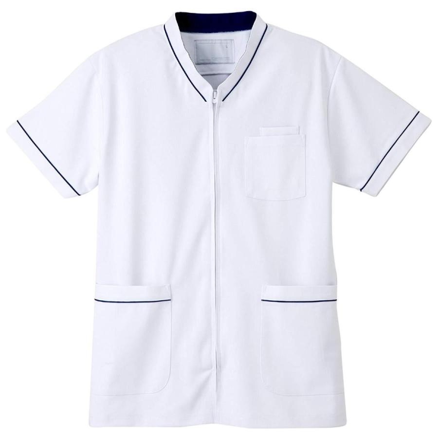 ナガイレーベン 男女兼用スクラブ Tロイヤルブルー　S HOS4977 1枚