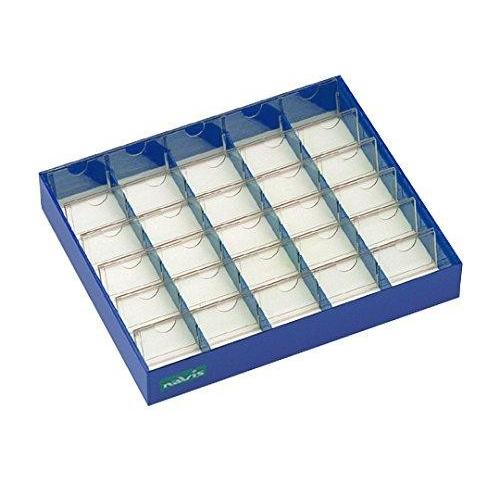 アズワン 散薬用トレー　３０人用　ブルーNCNN306-0173010-1032-02