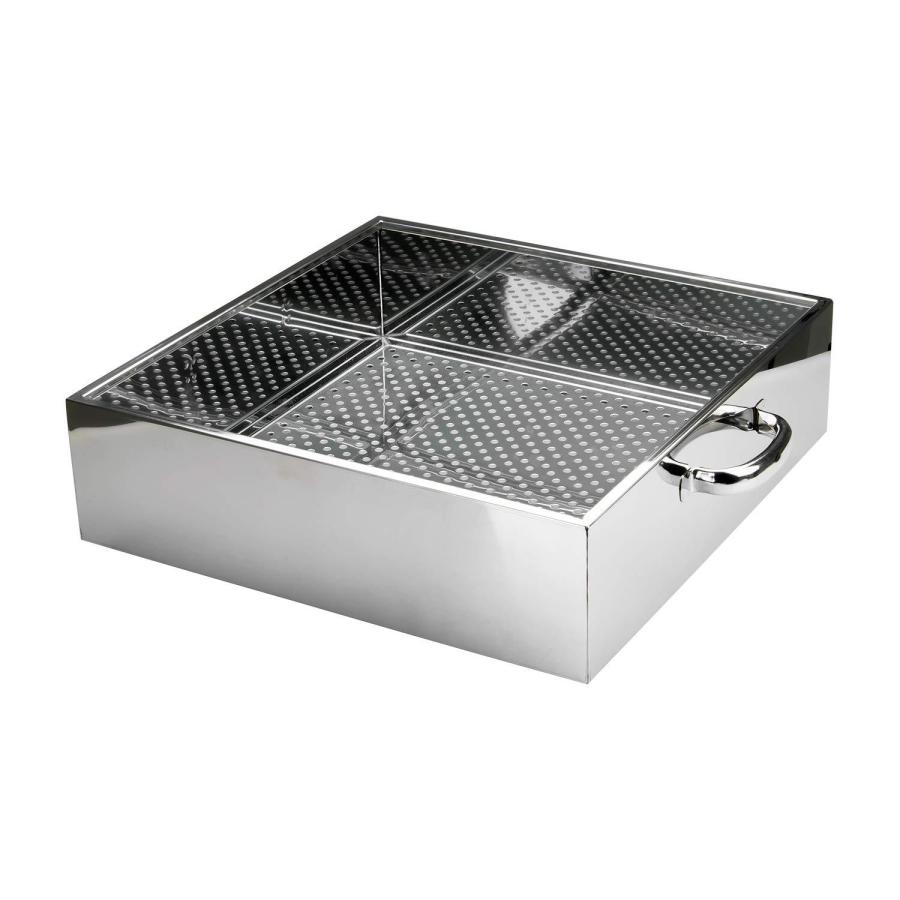 神子島製作所(Kagoshima) PE 18-8業務用角蒸器用中子 39cm 1個