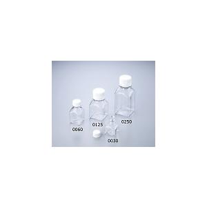 サーモフィッシャーサイエンティフィック 角型培地瓶（PETG製・滅菌済）　125mL　24本×2入 2019-0125 1箱(24本×2トレイ入)