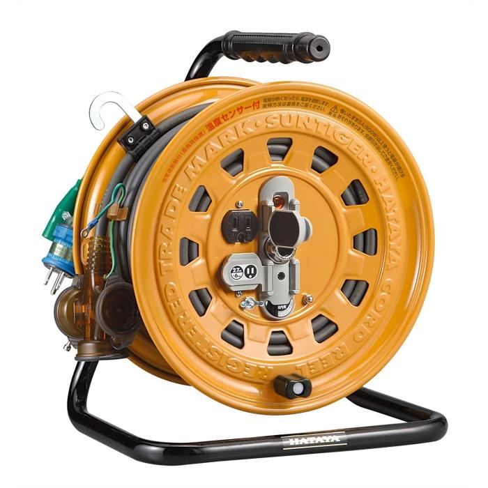 ハタヤ（ハタヤリミテッド）　逆配電型コードリール　マルチテモートリール単相１００Ｖアース付４７＋６ｍ TGM-150K 1061852(15559円)