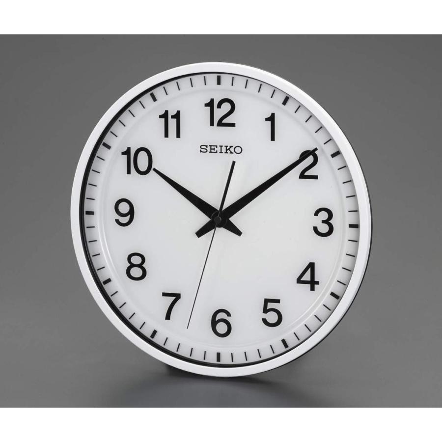 ESCO エスコ φ351mm 衛星電波 掛時計 EA798CC-103 1個