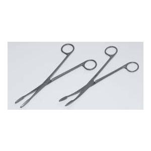 フリッツメディコ 消毒鉗子 麦粒型 20cm 曲 F083-1117 1個