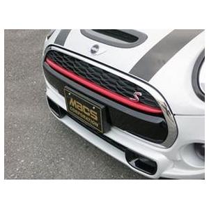 フリークラフト BMW MINI F55/56 クーパーS グリルセンターモールカバー メーカー塗装品 カラー:チリレッド -