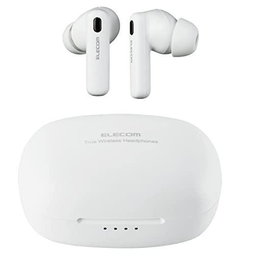 ELECOM エレコム Bluetoothイヤホン/完全ワイヤレス/ノイズキャンセリング対応/AAC対応/カナル型/ホワイト(LBT-TWS13WH) | 