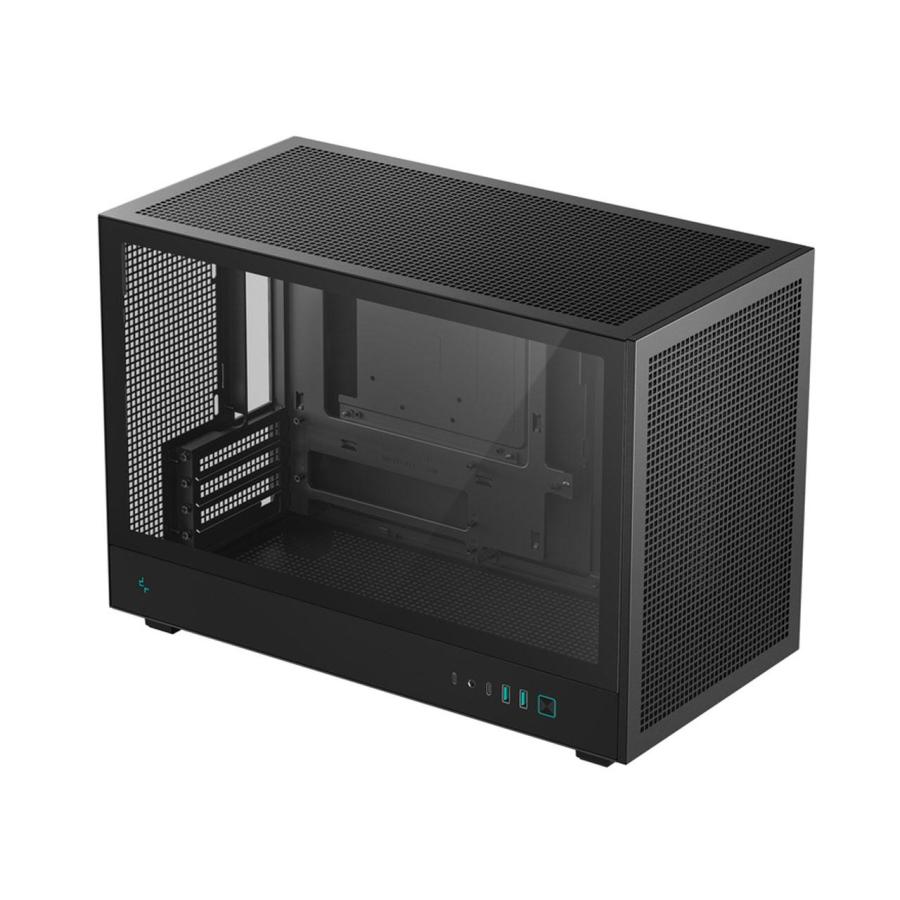 CH260/MicroATX PCケース/ブラック/高エアフロー設計/メッシュパネル