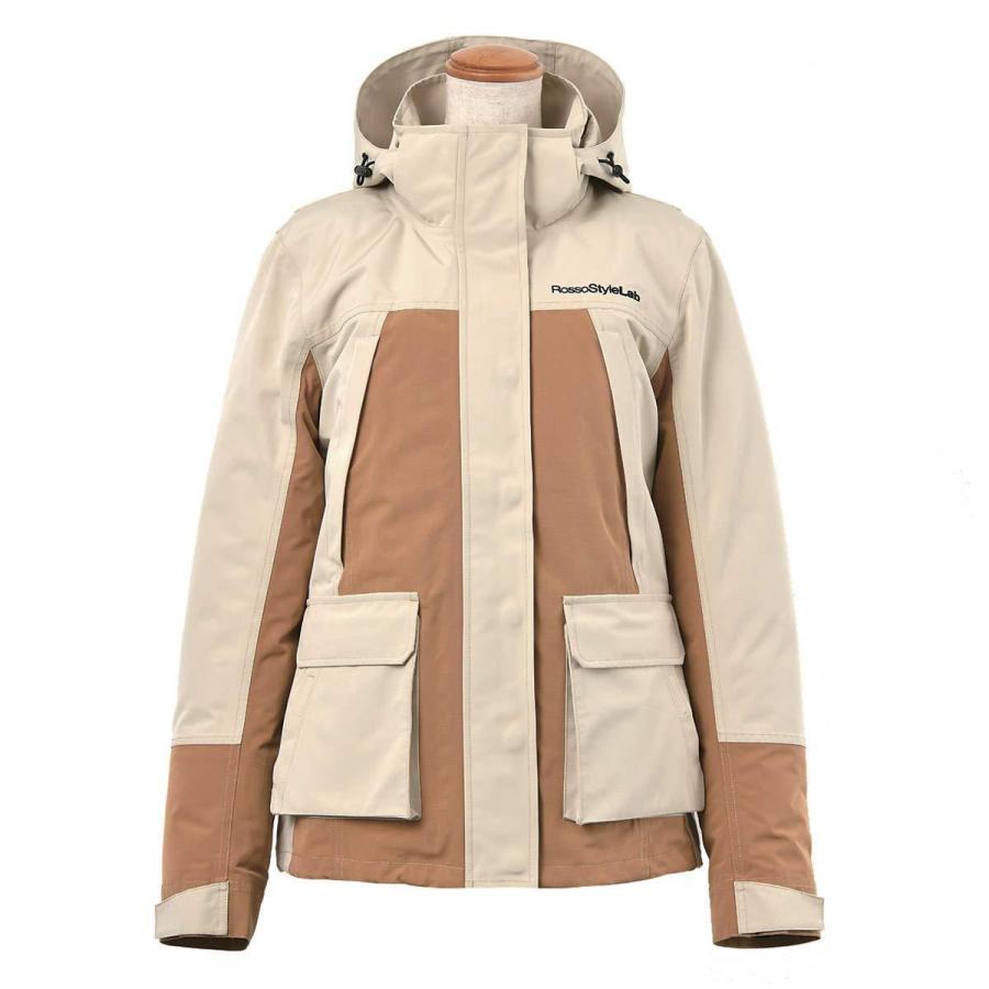 ロッソスタイルラボ(Rosso StyleLab) バイク ジャケット ベントリックスマウンテンパーカー BEIGE S ROJ-980