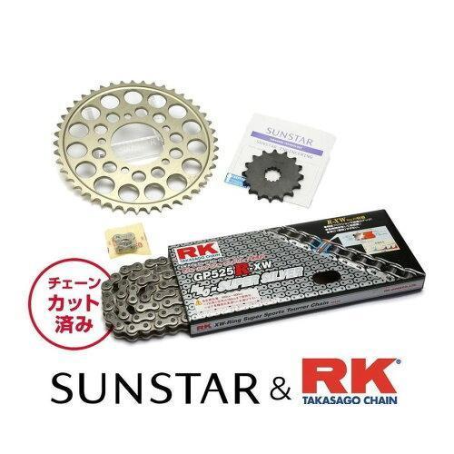 SUNSTAR サンスター スプロケット＆チェーンキット 品番:KR41902 STEED400/VLX サイズ:525