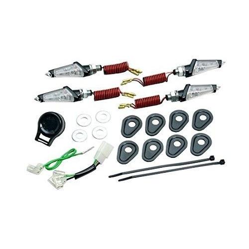 大阪単車用品工業 ハリケーン　HA5226BC LEDダガーウインカーKit ブラック クリアレンズ YZF-R25.YZF-R3 等
